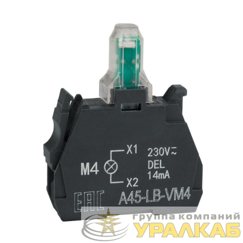 Блок световой OptiSignal D22 A45-LB-VM4 красн. 230-240VAC ZBVM4 КЭАЗ 