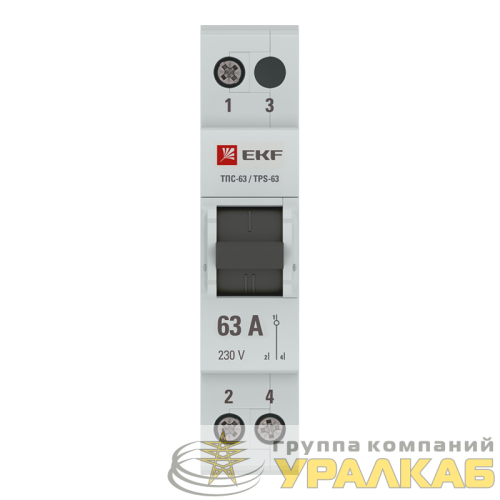 Переключатель трехпозиционный 1п 63А ТПС-63 PROxima EKF 