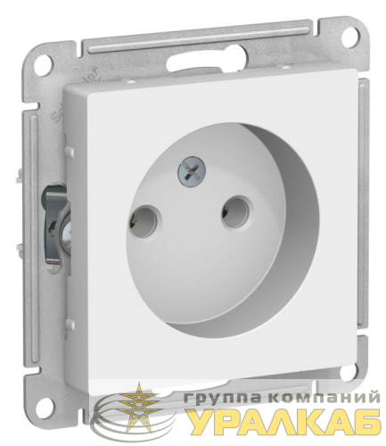 Розетка AtlasDesign 16А без заземл. без шторок механизм лотос SE 