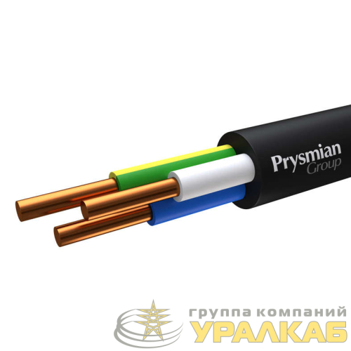 Кабель ВВГнг(А)-LS 3х2.5 ОК (N PE) 0.66кВ (бухта) (м) РЭК-PRYSMIAN 
