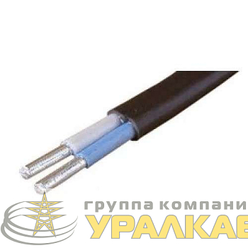 Кабель АВВГ-П 2х2.5 ОК 0.66кВ Ч (бухта) (м) Альгиз К 