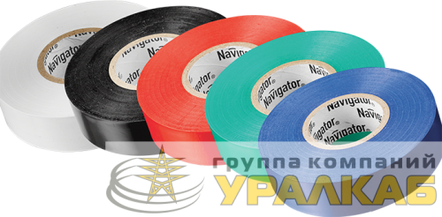 Изолента 61 313 NIT-B15-10/S 5 цветов Navigator 
