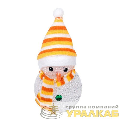 Фигура светодиодная "Снеговик" 17см 1LED RGB 0.1Вт IP20 Neon-Night 