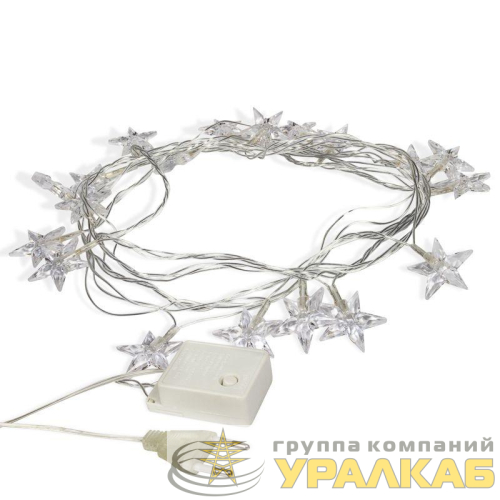 Гирлянда светодиодная "Звездочки" 2.8м 20LED красн. 4Вт IP20 Neon-Night 