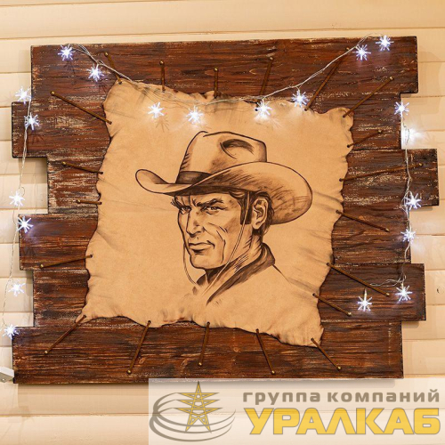 Гирлянда светодиодная "Снежинки" 2.8м 20LED бел. 1Вт IP20 Neon-Night 