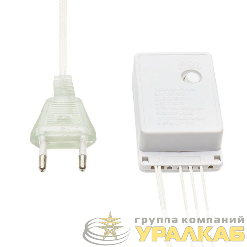 Гирлянда светодиодная "Снежинки" 2.8м 20LED бел. 1Вт IP20 Neon-Night 