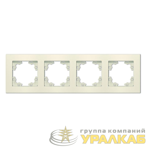 Рамка 4-м Афина универс. сл. кость (ivory) Universal 