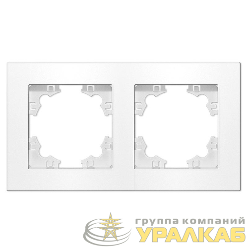 Рамка 2-м Афина универс. бел. Universal 