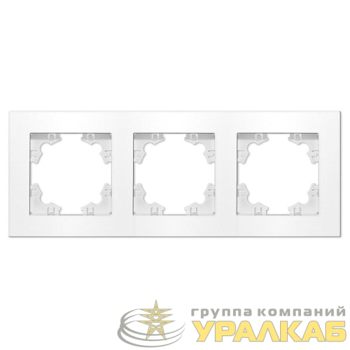 Рамка 3-м Афина универс. бел. Universal 