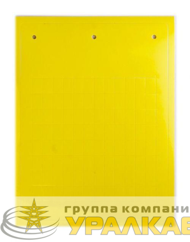 Табличка эластичная клейкое основание винил желт. (уп.600шт) DKC 