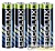 Элемент питания алкалиновый AA/LR6 1.5В Alkaline SR4 (блист.4шт) Ergolux 