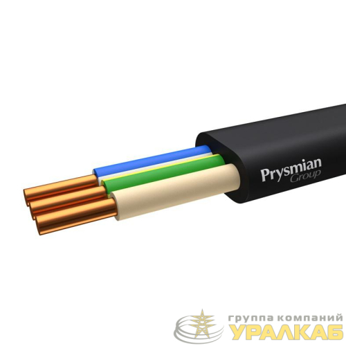Кабель ВВГ-Пнг(А)-LS 3х2.5 ОК (N PE) 0.66кВ (бухта) (м) РЭК-PRYSMIAN 