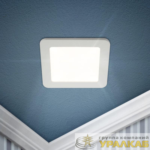 Светильник светодиодный LED 2-16-6K 16Вт 6500К встраив. квадратный ЭРА 