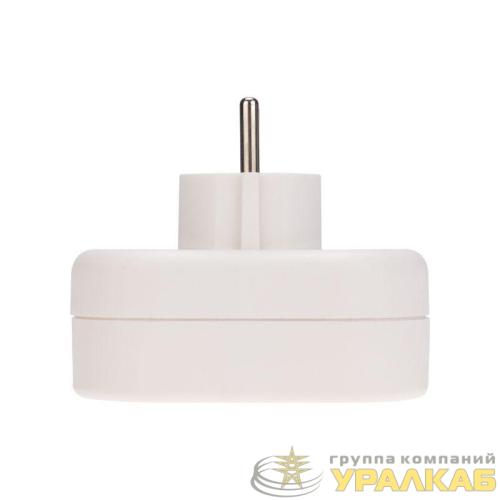 Разветвитель 2-м с заземл. 16А IP20 бел. Rexant 