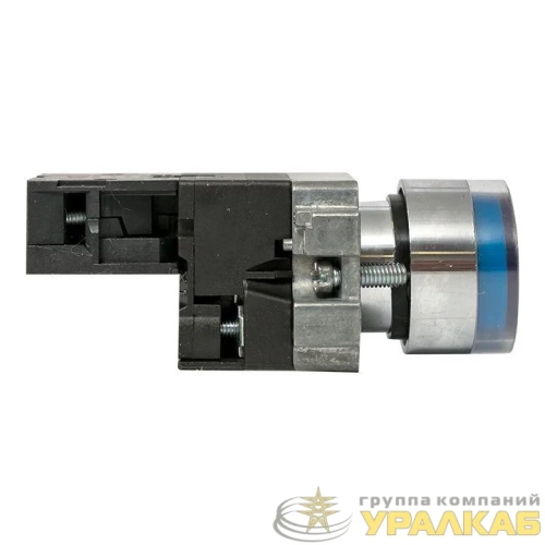 Кнопка BA61 с подсветкой 230В син. NO IP65 PROxima EKF 