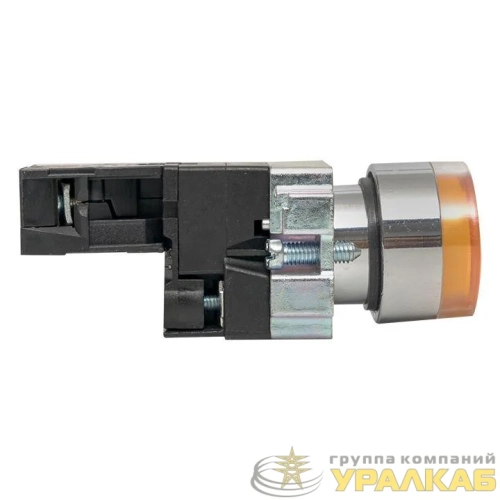 Кнопка BA51 с подсветкой 230В желт. NO PROxima EKF 
