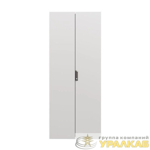 Дверь двойная сплошная IT-CQE 1400х600 RAL7035 DKC 