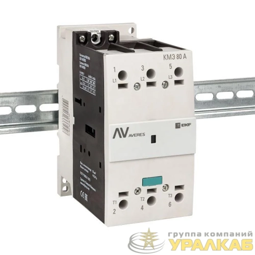 Контактор КМЭ 80А кат. 230В AC AVERES EKF 