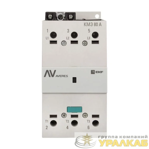 Контактор КМЭ 80А кат. 230В AC AVERES EKF 