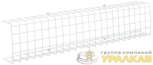 Решетка защитная для LED ДВО 1260х270х95мм бел. IEK 
