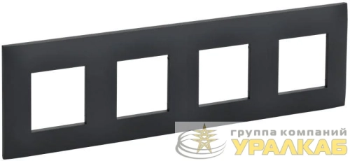 Рамка 4-м SKANDY SK-F04G графит IEK 