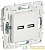Розетка USB A+A 3.1А SKANDY SK-R15W арктич. бел. IEK 