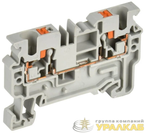 Колодка клеммная CP 4кв.мм сер. IEK 