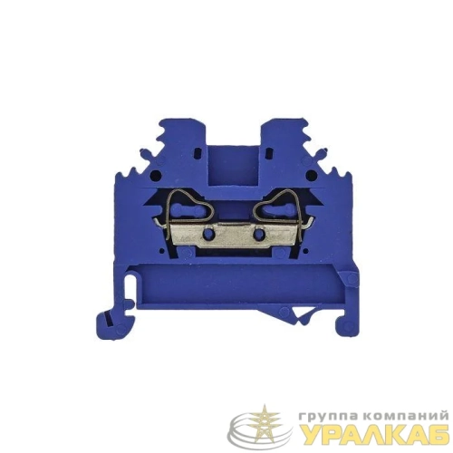 Колодка клеммная JXB-S-10 57А (284-104) пружинная син. EKF 
