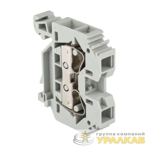 Колодка клеммная JXB-S-10 57А (284-101) пружинная сер. EKF 