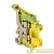 Колодка клеммная JXB-S-2.5 24А (280-107) пружинная земля EKF 