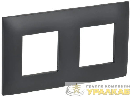 Рамка 2-м SKANDY SK-F02T титан IEK 