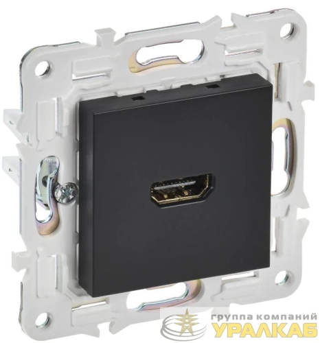 Розетка HDMI SKANDY SK-H01Bl черн. IEK 