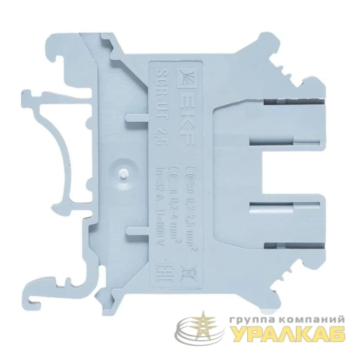Колодка клеммная винтовая 2.5 UT сер. EKF scr-ut-2.5-g