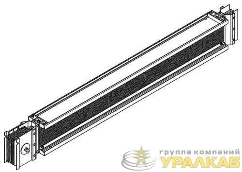 Секция прямая 1-1.99м 1600А Al 3L+N+PER IP55 тран. IEK 