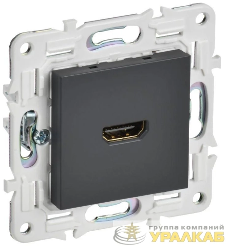 Розетка HDMI SKANDY SK-H01T титан IEK 