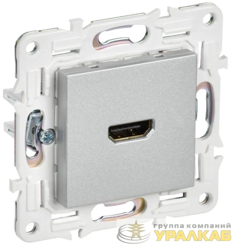 Розетка HDMI SKANDY SK-H01S серебр. IEK 