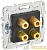 Аудиорозетка 4-м SKANDY SK-A01T титан IEK 