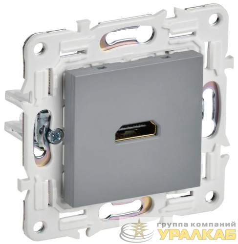 Розетка HDMI SKANDY SK-H01Gr сер. IEK 