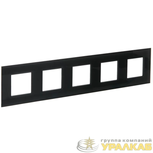 Рамка 5-м SKANDY SK-F25G стекло графит IEK 