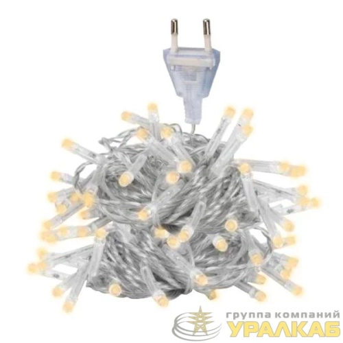 Гирлянда AC-G01-120Y 120LED 12.8м 8реж. 220В желт. ФАZА 