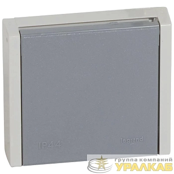 Розетка 1-м СП Plexo 20А IP44 400В 3P+E сер. Leg 