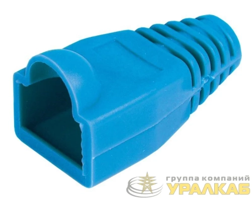 Колпачок изолирующий для разъема RJ45 PVC син. ITK 