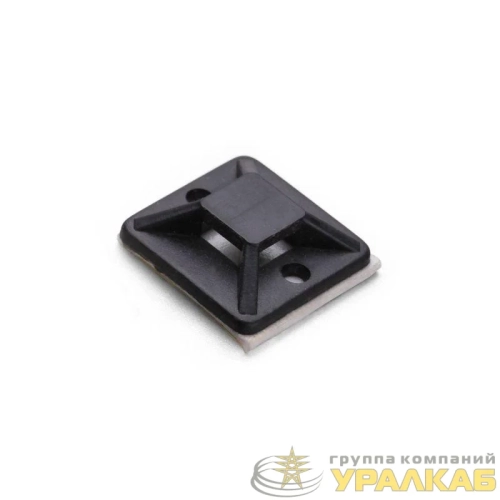 Площадка самоклеящаяся ПМС 25х25 черн. (уп.100шт) Fortisflex 