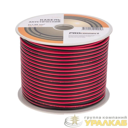 Кабель Stereo 2х1 К/Ч (уп.100м) PROCONNECT 