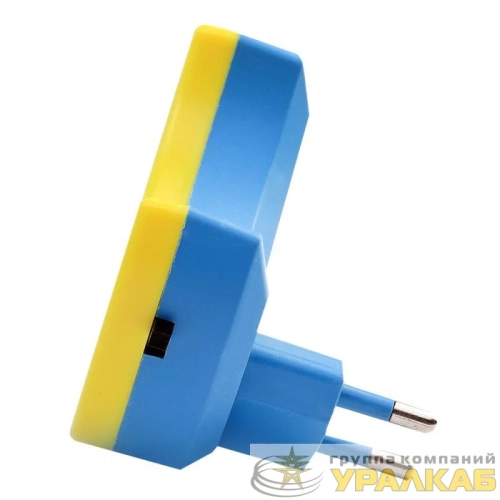 Светильник светодиодный NL-244 "Месяц" 220В ночник с выкл. желт. Camelion 