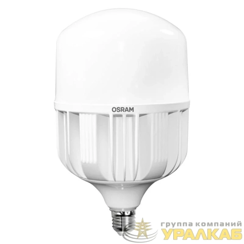 Лампа светодиодная высокомощная LED HW 100Вт T матовая 4000К нейтр. бел. E27 10000лм 140-265В с адаптером E40 угол пучка 200град. PF>/=09 (замена 1000Вт) OSRAM 
