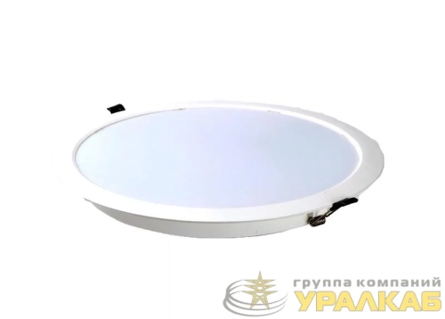 Светильник светодиодный PLED DL6 WH Downlight 15Вт 4000К IP40 ДВО встраив. Pro JazzWay 