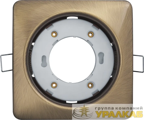 Светильник 93 025 NGX-S2-007-GX53 квадрат черн. бронза Navigator 