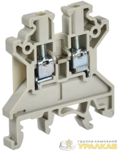 Колодка клеммная CTS ARMAFIX 2.5кв.мм сер. IEK 