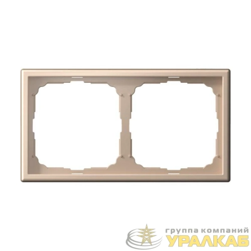 Рамка 2-м ArtGallery универс. песочн. SE 